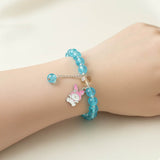 Trendy Fashion Crystal Beaded Labubu Charm Bracelet - K Supreme