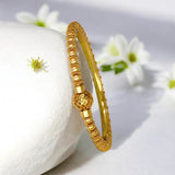 Trendy Gold Plated Beaded Kada Bangle For Women - K Supreme