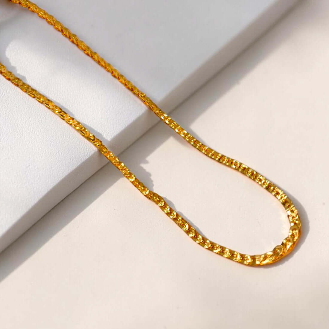 Trendy Gold Plated Daily Wear Kanmani Chain - K Supreme