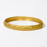 Trendy Medium Designer Gold Plated Bangle For Girls - K Supreme