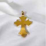Unisex Gold Plated Designer Cross Pendant