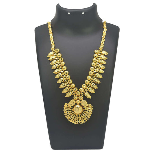 Traditional Gold Plated Bubbles Design Jasmine Necklace