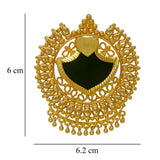 Designer Premium Gold Plated Big Palakka Pendant