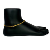 ട്രെൻഡി ഗോൾഡ് പ്ലേറ്റഡ് ഉർവ്വശി ചെയിൻ ആങ്ക്ലെറ്റുകൾ