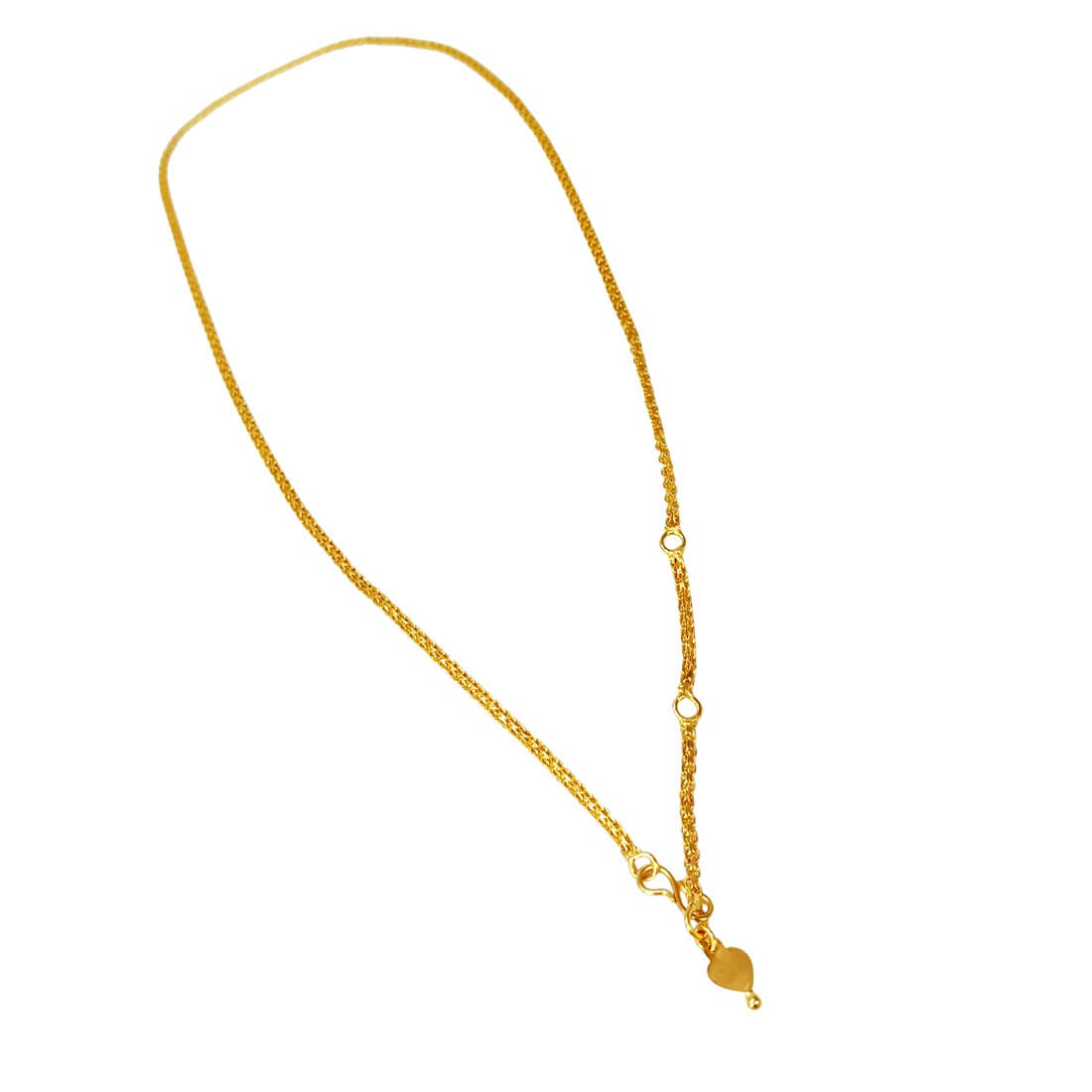 Cute Gold Plated Flat Baby Waist Chain/Aranjanam