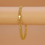 Ladies Gold Plated Lee chain Bracelet