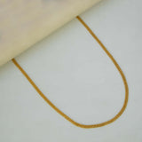 Gold Plated Three Layer Beads Lee Chain For Girls