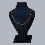 Gold Plated Coir Design Anjali Chain 18"