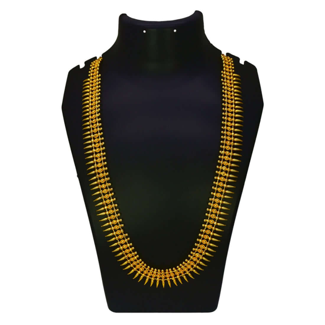 Alluring Gold Plated Pichimottu/Jasmine Long Chain