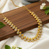 Alluring Gold Plated American Diamond Necklace