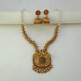 Antique-Kemp-Peacock-Pendant-Necklace-Set