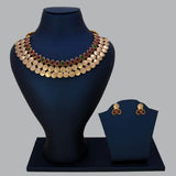 Antique Kemp Stone Lakshmi Kasu Choker Set