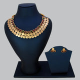 Antique Kemp Stone Lakshmi Kasu Choker Set