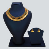 Antique Lakshmi Kasu Green Kemp Choker Necklace Set