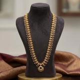 Premium Gold Plated Mango Long Chain - Blue