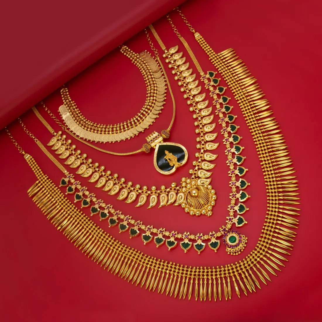 Ethnic South Indian Traditional Wedding Jewellery Set