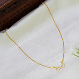 CZ Stone Infinity Pendant Box Chain Necklace