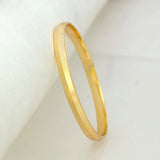 Kada-Style Gold Plated Bangle for Baby Boys displayed on a white background.