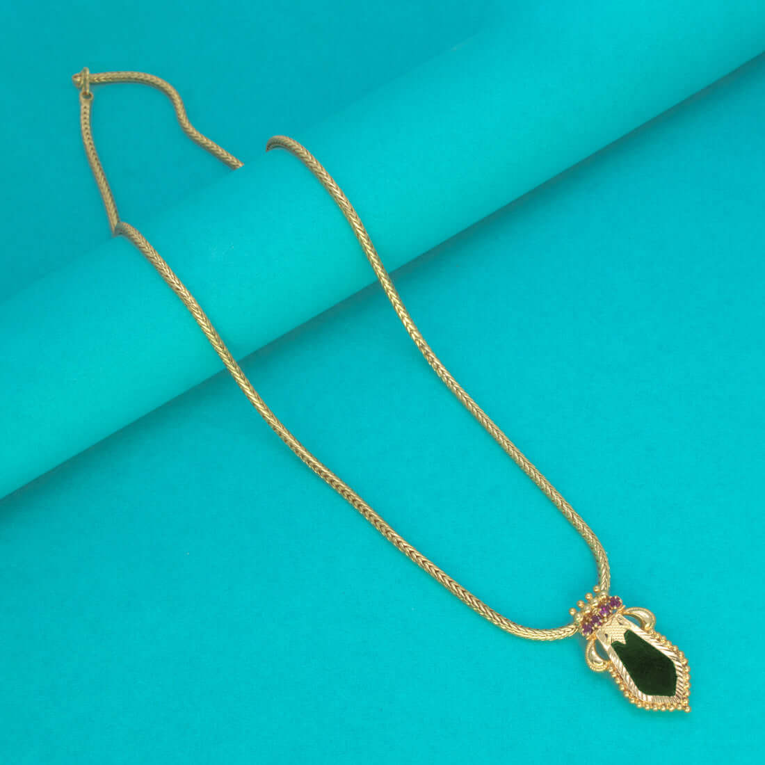 Trendy Gold Plated Small Nagapadam Pendant Necklace