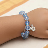 Crackle-Lavendar-Crystal-Beaded-Butterfly-Charm-Bracelet
