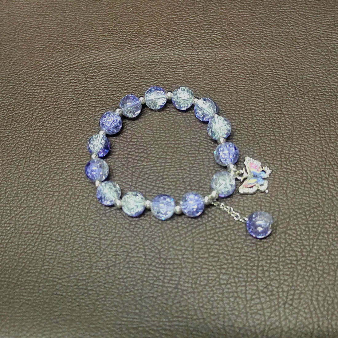 Crackle_Lavendar_Crystal_Beaded_Butterfly_Charm_Bracelet
