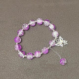 Crackle_Majenta_Crystal_Beaded_Butterfly_Charm_Bracelet
