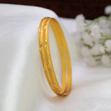 Gold-Plated Designer Cutting Bangles
