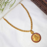 Victorian Double Chain Antique Lakshmi Necklace
