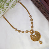 Victorian Antique Chandbali Pendant Necklace