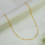 Short Gold-Plated Designer Box Chain for Kids