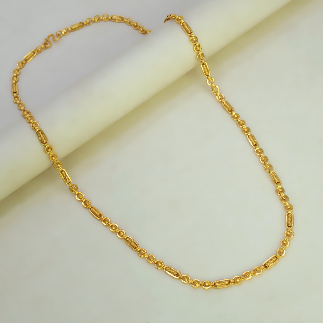 Gold Plated Designer Kaveri Chain 24"