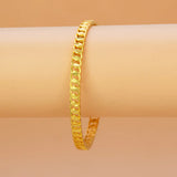Diamond Cut Designer Casual Gold Plated Bangle