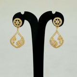 CZ Stone Teardrop Drop Earrings