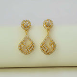 CZ Stone Teardrop Drop Earrings