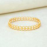 Elegant-Gold-Plated-Floral-Designer-Bangle