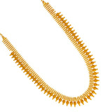 Elegant Gold Plated Net Buds Long Chain