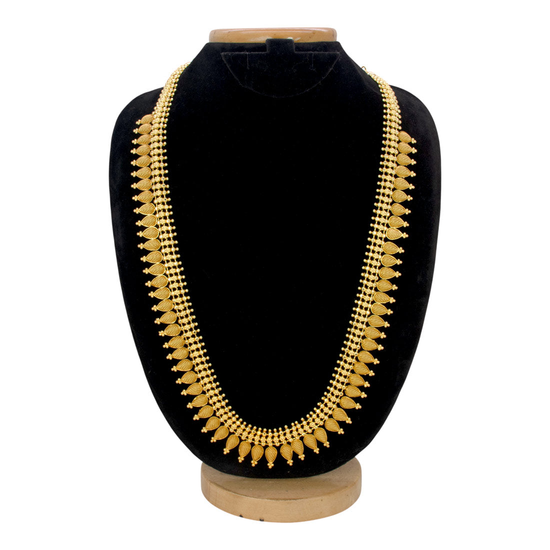 Elegant_Gold_plated_Net_Jasmine_Buds_Long_Chain