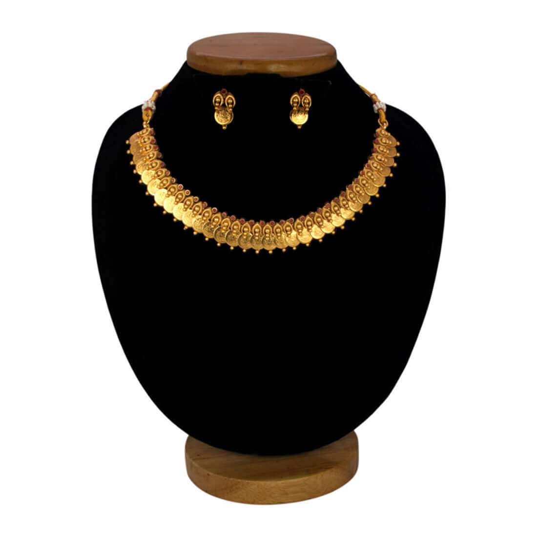 Antique Lakshmi Kasu Choker Set Red