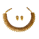 Antique Lakshmi Kasu Choker Set Red