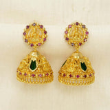 Ethnic Nagapadam Lakshmi Jhumka Earrings