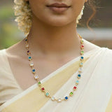 Fashionable Light-weight Multi-colour Stone Chain