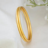 Gold-Plated Daily Wear Plain Bangles