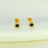 Gold-Plated-Black-CZ-Stone-Stud-Nose-Pin