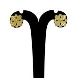 Gold-Plated-CZ-Floral-Stud-Earrings