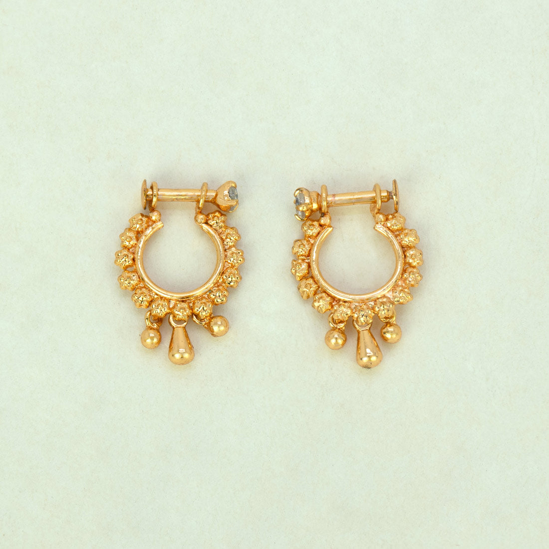 Gold-Plated-CZ-Stone-Studded-Hoop-Earrings