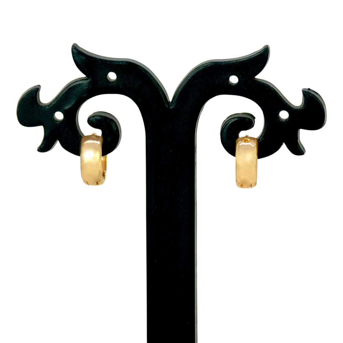 Gold-Plated-Classic-Huggie-Hoop-Earrings