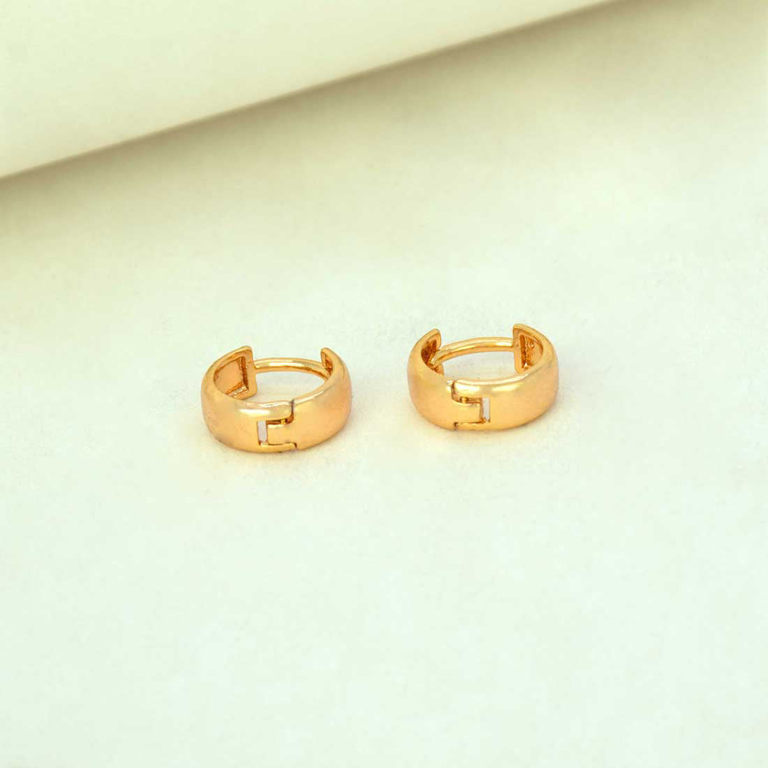 Gold-Plated-Classic-Huggie-Hoop-Earrings