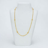Gold Plated Designer Beaded Kilukkam Chain