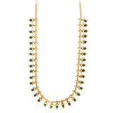 ദക്ഷിണേന്ത്യൻ സ്വർണ്ണം പൂശിയ ഡിസൈനർ നാഗപാദം ലോങ് ചെയിൻ മാല 