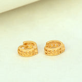 Gold-Plated-Engraved-Huggie-Hoop-Earrings-Wbg